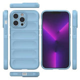 Rugged Series iPhone 14 Pro Max TPU Cover - Babyblå