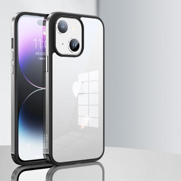 Sulada Minrui iPhone 14 Plus Hybrid Cover - Sølv