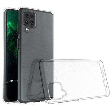 Saii 2-i-1 Samsung Galaxy A12 TPU Cover & Hærdet Glas