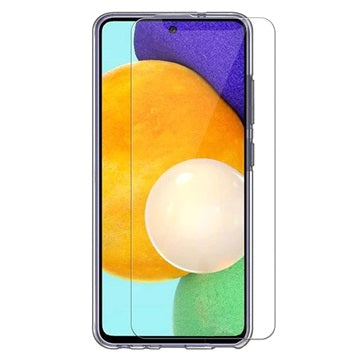 Saii 2-i-1 Samsung Galaxy A52 5G/A52s 5G TPU Cover & Hærdet Glas