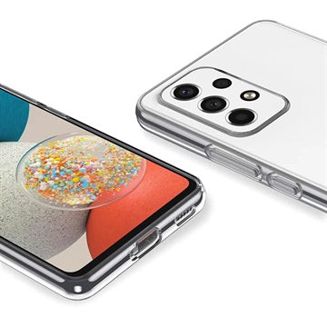 Saii 2-i-1 Samsung Galaxy A53 5G TPU Cover & Skærmbeskyttelse Hærdet Glas