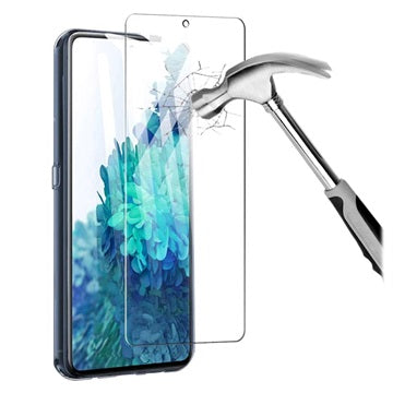 Saii 2-i-1 Samsung Galaxy S20 FE TPU Cover & Skærmbeskyttelse Hærdet Glas