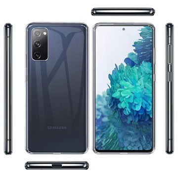 Saii 2-i-1 Samsung Galaxy S20 FE TPU Cover & Skærmbeskyttelse Hærdet Glas