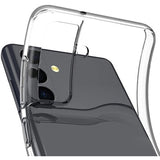 Saii 2-i-1 Samsung Galaxy S22 5G TPU Cover & Skærmbeskyttelse Hærdet Glas