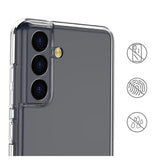 Saii 2-i-1 Samsung Galaxy S22+ 5G TPU Cover & Glas Skærmbeskyttelse