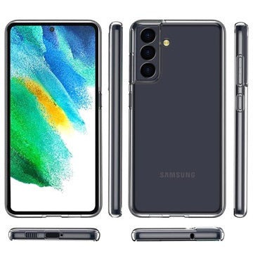 Saii 2-i-1 Samsung Galaxy S22+ 5G TPU Cover & Glas Skærmbeskyttelse