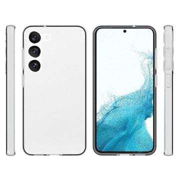 Saii 2-i-1 Samsung Galaxy S23 5G TPU Cover & Hærdet Glas