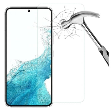 Saii 2-i-1 Samsung Galaxy S23 5G TPU Cover & Hærdet Glas