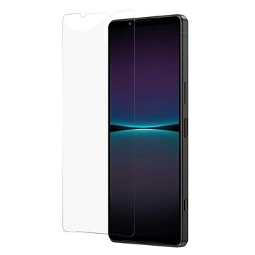 Saii 2-i-1 Sony Xperia 1 IV TPU Cover & Skærmbeskyttelse Hærdet Glas