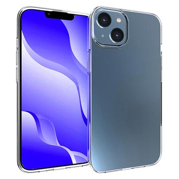 Saii 2-i-1 iPhone 14 TPU Cover & Skærmbeskyttelse Hærdet Glas