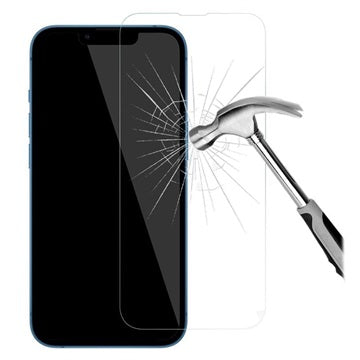 Saii 2-i-1 iPhone 14 TPU Cover & Skærmbeskyttelse Hærdet Glas