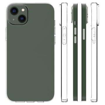 Saii 2-i-1 iPhone 14 Plus TPU Cover & Hærdet Glas
