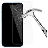 Saii 2-i-1 iPhone 14 Pro TPU Cover & Skærmbeskyttelse Hærdet Glas