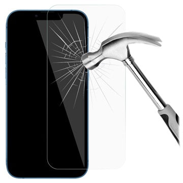 Saii 2-i-1 iPhone 14 Pro TPU Cover & Skærmbeskyttelse Hærdet Glas