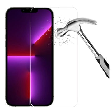 Saii 2-i-1 iPhone 13 Pro Max TPU Cover & Skærmbeskyttelse Hærdet Glas