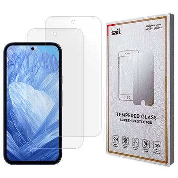 Google Pixel 8a Saii 3D Premium Skærmbeskyttelse Hærdet Glas - 9H - 2 Stk.
