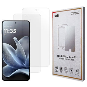 Motorola Edge 70 Saii 3D Premium Skærmbeskyttelse Hærdet Glas - 9H - 2 Stk.