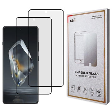 OnePlus 12R/Ace 3 Saii 3D Premium Skærmbeskyttelse Hærdet Glas - 9H - 2 Stk.