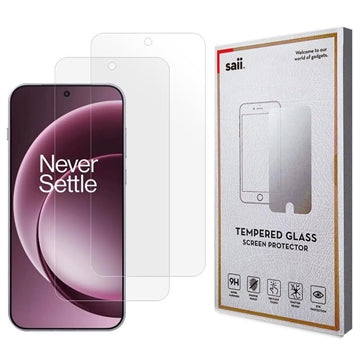 OnePlus 15 Saii 3D Premium Skærmbeskyttelse Hærdet Glas - 9H - 2 Stk.