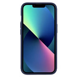 Saii Karbonfiber iPhone 13 Mini TPU Cover - Blå