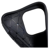 Saii Karbonfiber iPhone 13 Pro TPU Cover - Sort
