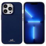 Saii Karbonfiber iPhone 13 Pro TPU Cover - Blå