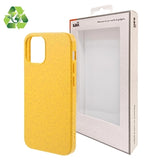 Saii Eco Line iPhone 12/12 Pro Biologisk Nedbrydeligt Cover - Gul