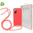 Saii Eco Line Samsung Galaxy S20 FE Cover med Strap - Rød