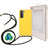 Saii Eco Line Samsung Galaxy S21 5G Cover med Strap - Gul