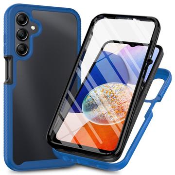 Samsung Galaxy A05s 360 Beskyttelse Cover - Blå / Klar