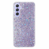 Samsung Galaxy A05s Glitter Flakes TPU Cover - Lilla