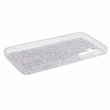 Samsung Galaxy A05s Glitter Flakes TPU Cover - Sølv