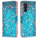 Samsung Galaxy A05s Wonder Series Pung - Hvid Blomster
