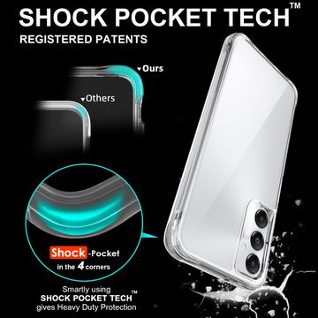 Samsung Galaxy A05s Ridsefast Hybrid Cover - Gennemsigtig