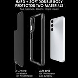 Samsung Galaxy A05s Ridsefast Hybrid Cover - Gennemsigtig