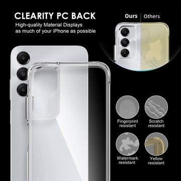 Samsung Galaxy A05s Ridsefast Hybrid Cover - Gennemsigtig