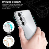 Samsung Galaxy A05s Ridsefast Hybrid Cover - Gennemsigtig