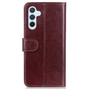 Samsung Galaxy A05s Pung Taske med Magnetisk Lukning - Brun