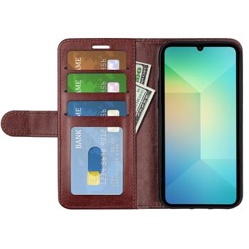 Samsung Galaxy A06 5G Dux Ducis Skin Pro Flip Cover - Brun