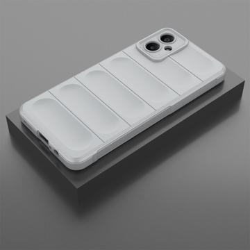 Samsung Galaxy A06 5G Rugged TPU Cover - Lysegrå
