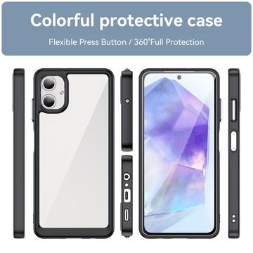 Samsung Galaxy A06 Anti-Shock Hybrid Cover - Sort