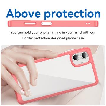 Samsung Galaxy A06 Anti-Shock Hybrid Cover - Rød