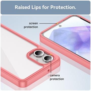 Samsung Galaxy A06 Anti-Shock Hybrid Cover - Rød