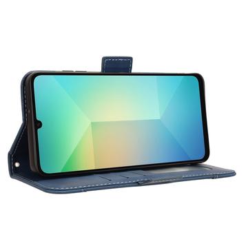 Samsung Galaxy A06 Pung Cover med Kortholder - Blå