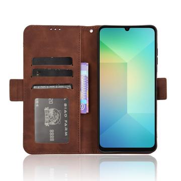 Samsung Galaxy A06 Pung Cover med Kortholder - Brun