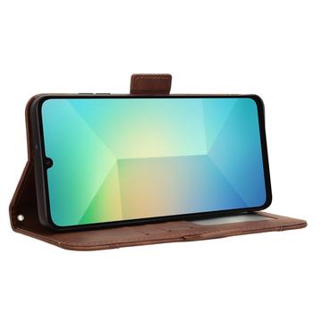 Samsung Galaxy A06 Pung Cover med Kortholder - Brun