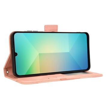 Samsung Galaxy A06 Pung Cover med Kortholder - Pink