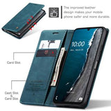 Samsung Galaxy A06 Caseme 013 Series Pung - Blå