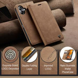 Samsung Galaxy A06 Caseme 013 Series Pung - Brun