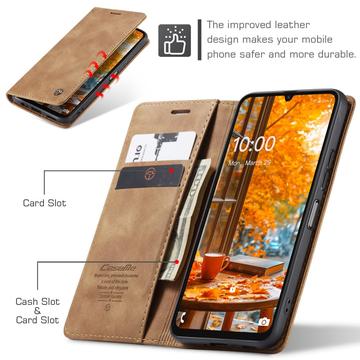 Samsung Galaxy A06 Caseme 013 Series Pung - Brun